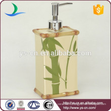 YSb40047-01-ld Bamboo Floral Bathroom liquid soap dispenser